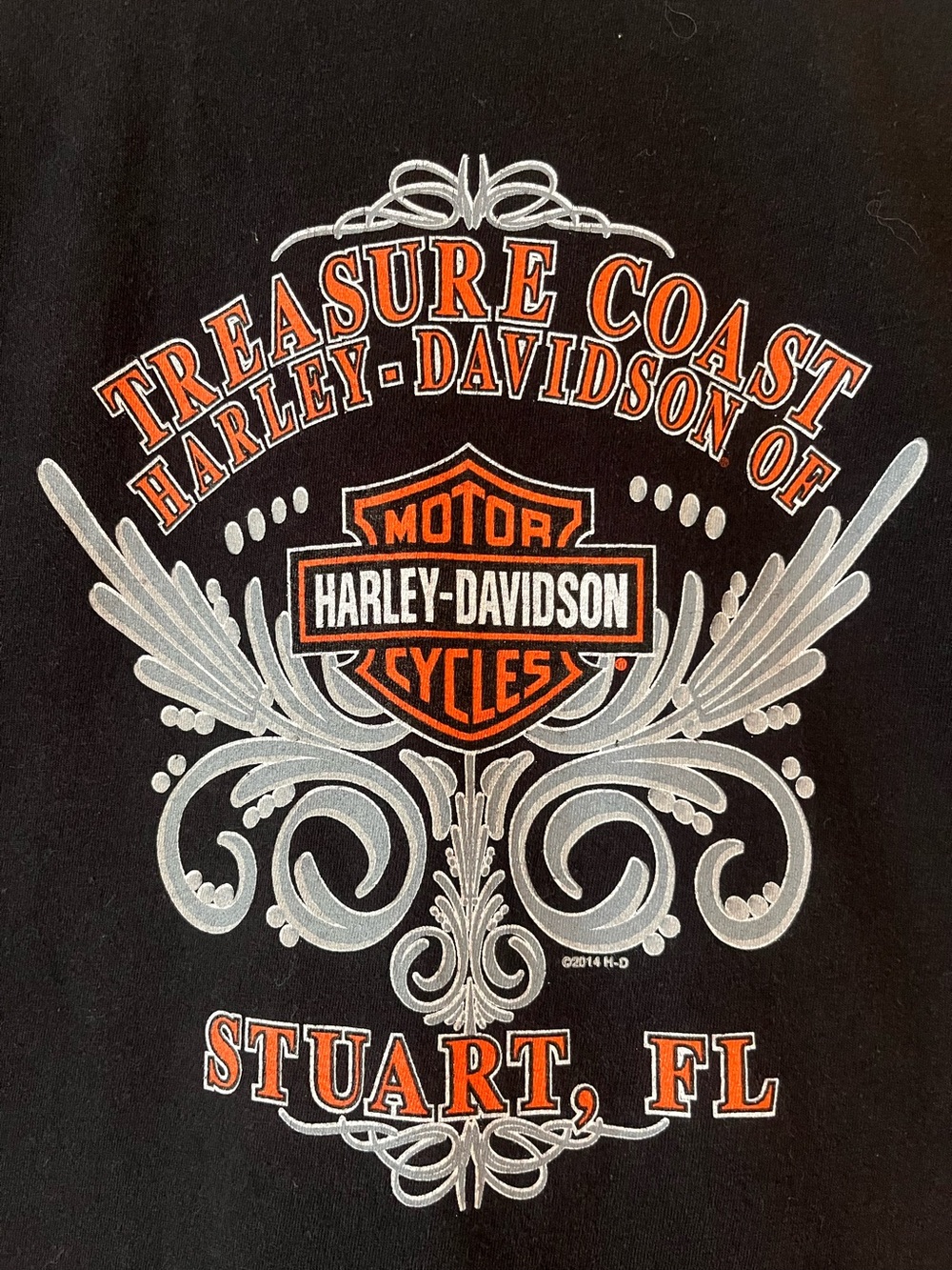 Harley-Davidson Women’s fit v-neck tee from Treasure Coast, FL